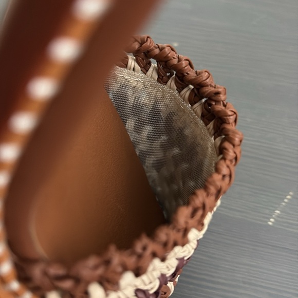 Ulla Johnson RARE Deia High Block Heel Sandal Woven Ankle Strap Natural EU40 - Picture 10 of 16